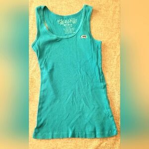 Jimmy'Z Surf Co Teal Tank Top Small